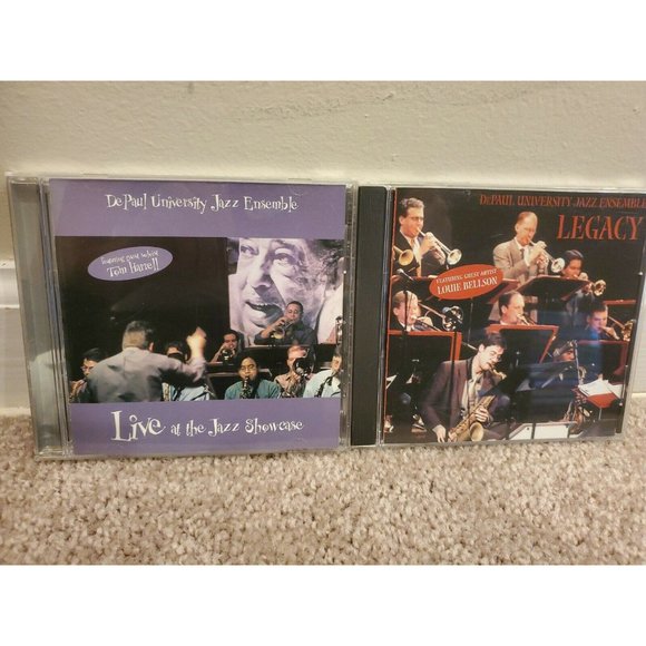 Lot of 2 DePaul University Jazz Ensemble CDs: 2000 Live, 2001 Legacy